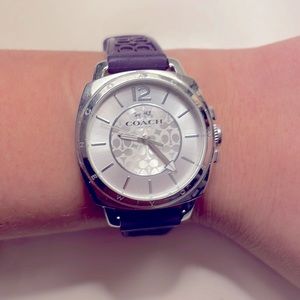 Coach - Watch on Purple Band